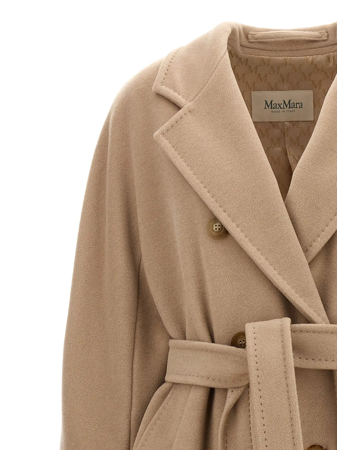 Max Mara Sample Sale | Max Mara Beige Virgin Wool Coat - | Designer outlet