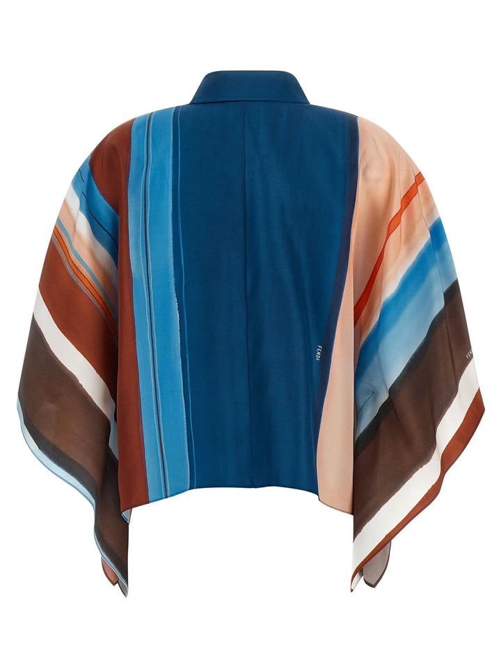 Fendi Multicolor Silk Blouse