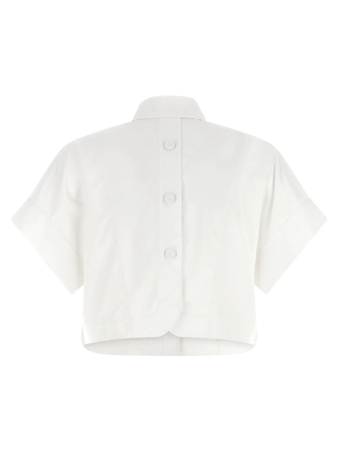 Fendi White Cotton Blouse
