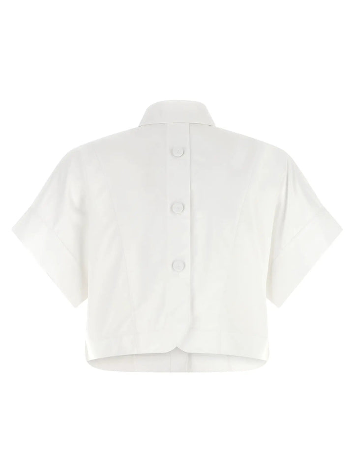 Fendi White Cotton Blouse