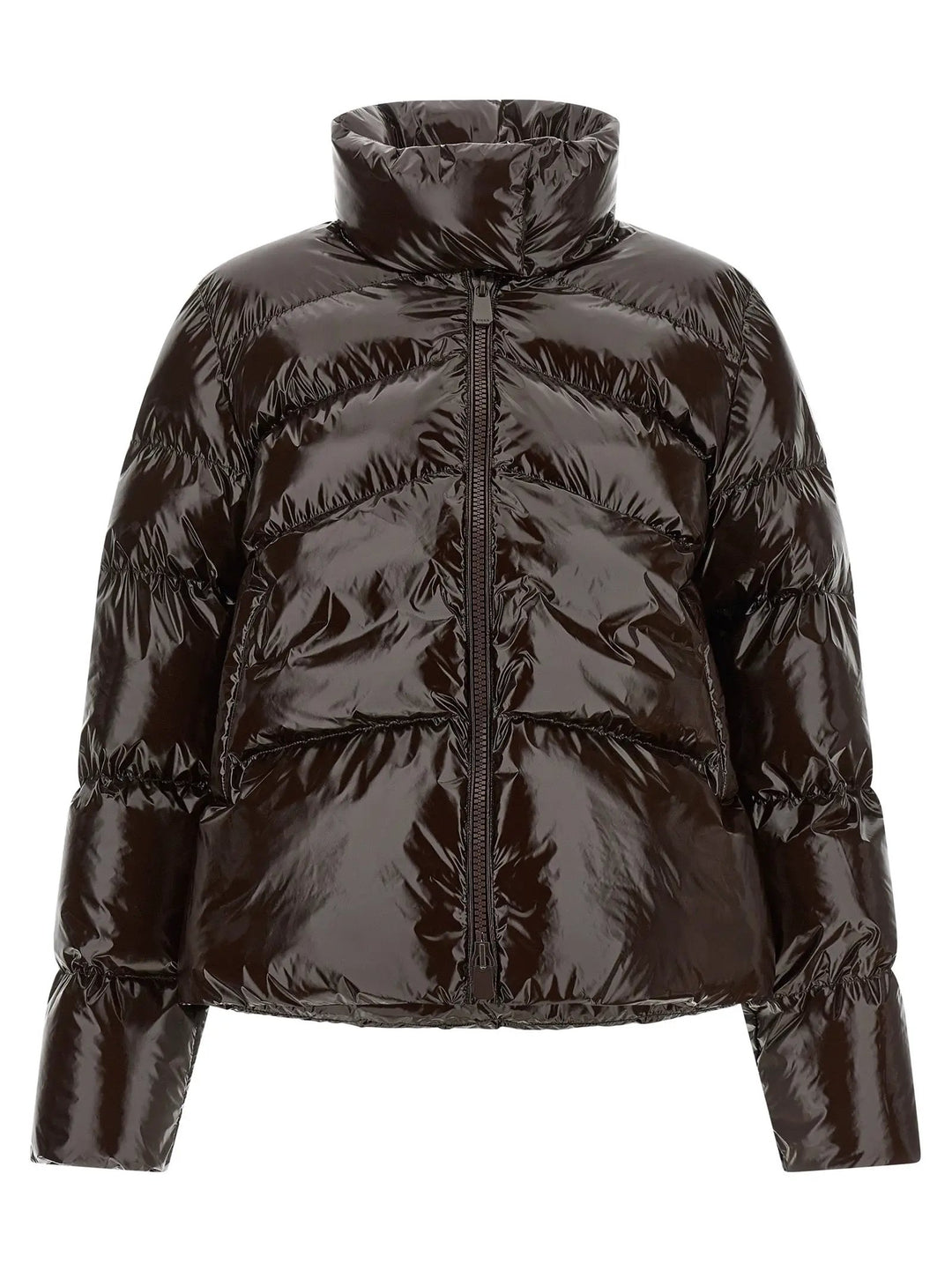 PINKO Brown Polyamide Full-Length Jacket