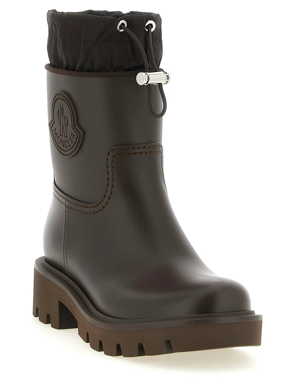 Moncler Sample Sale | Moncler Brown Pvc Ankle Boots - | Designer outlet