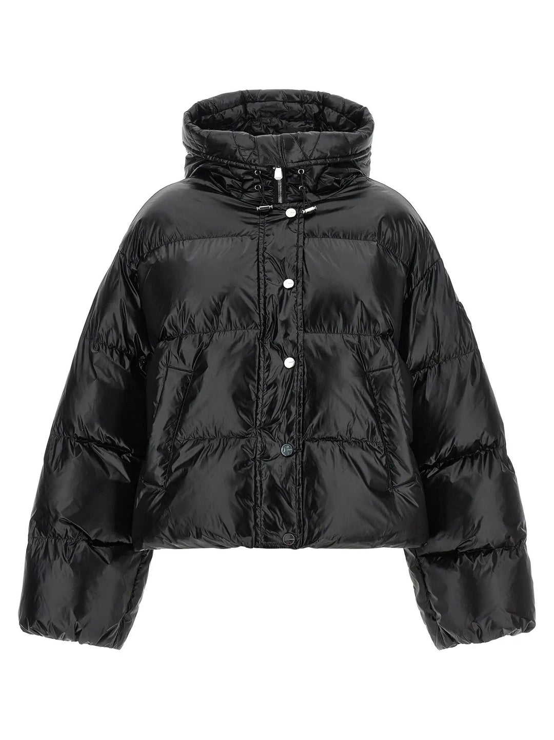 PINKO Black Polyamide Shell Jacket