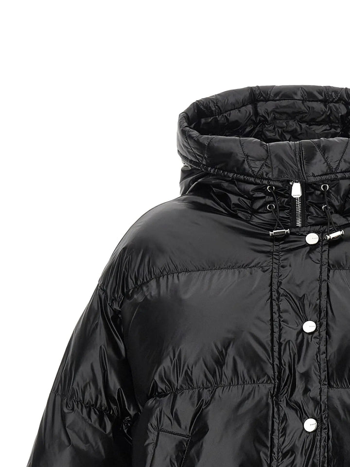PINKO Black Polyamide Shell Jacket