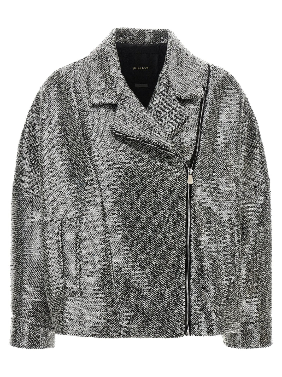 PINKO Sample Sale | PINKO Silver Polyester Bomber - | Designer outlet