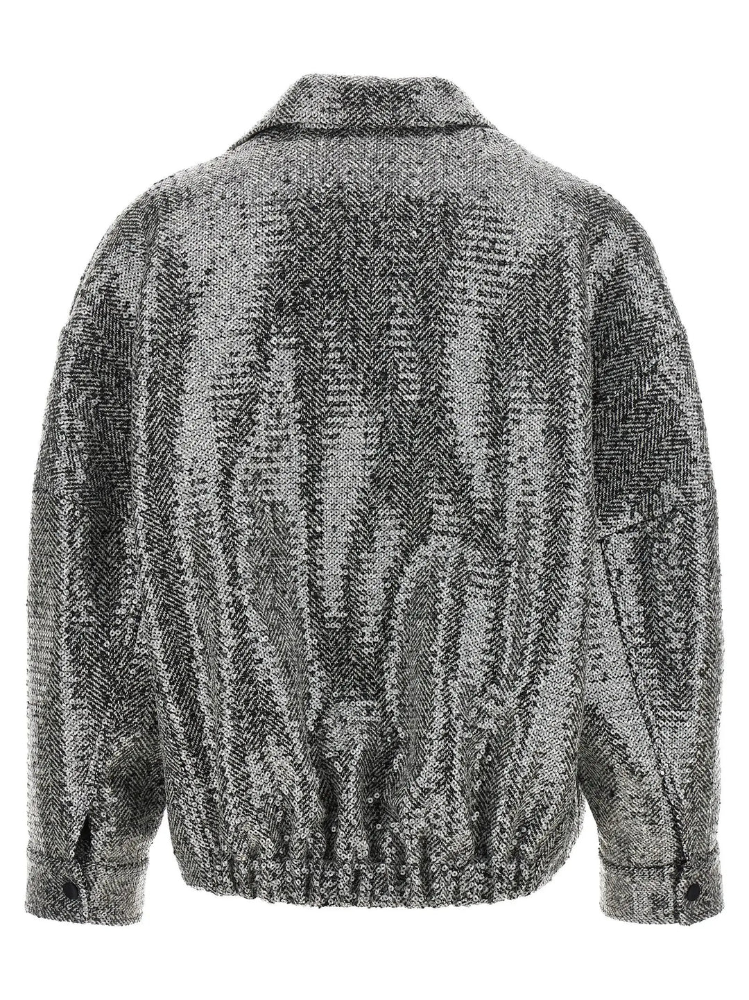 PINKO Sample Sale | PINKO Silver Polyester Bomber - | Designer outlet