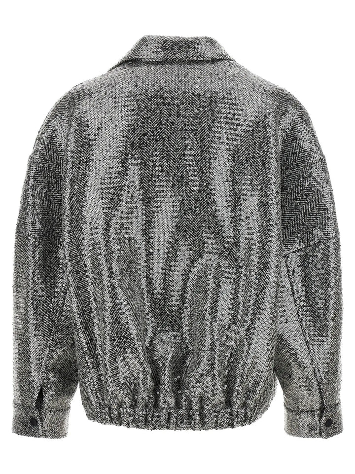 PINKO Sample Sale | PINKO Silver Polyester Bomber - | Designer outlet