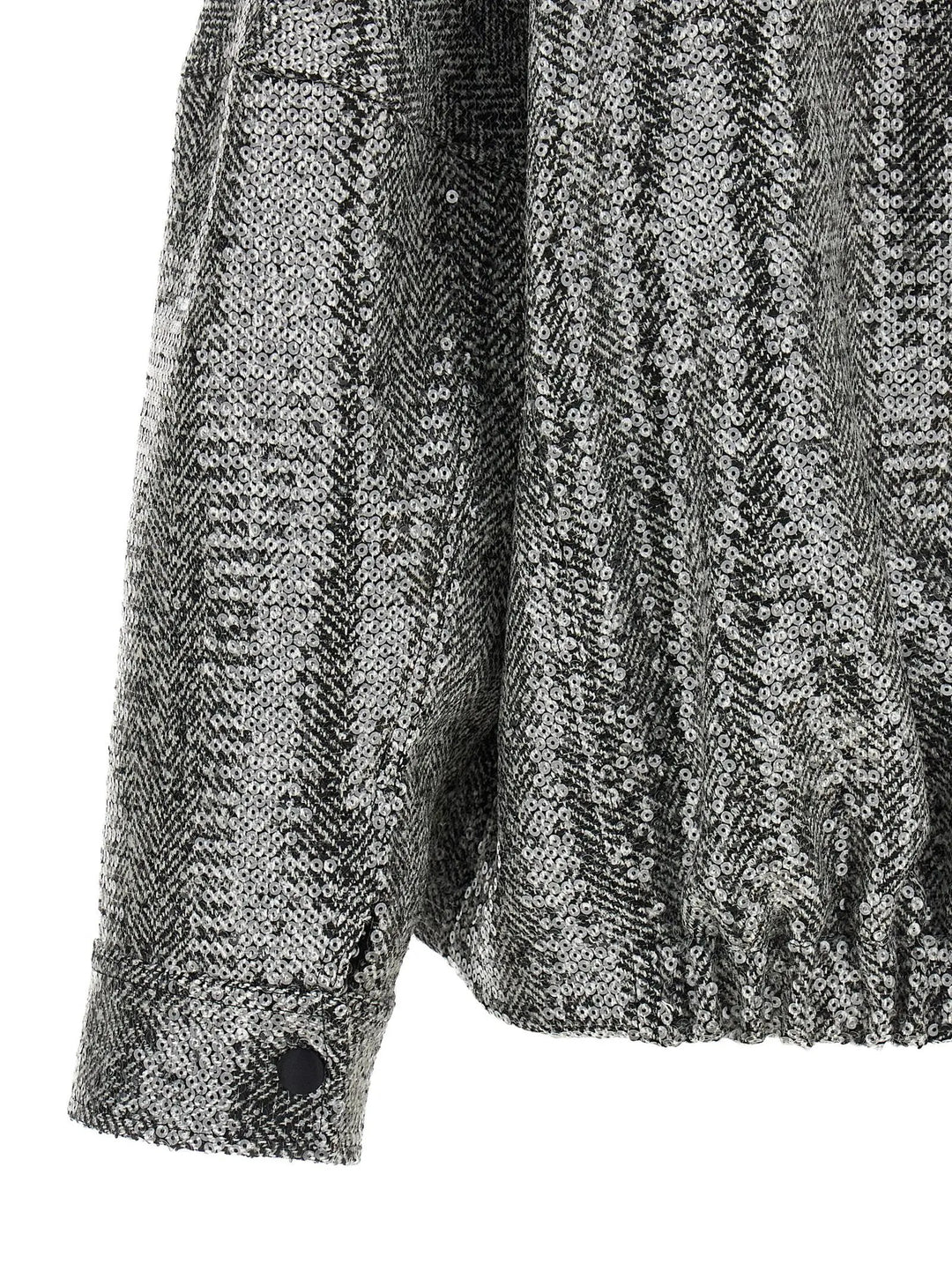 PINKO Sample Sale | PINKO Silver Polyester Bomber - | Designer outlet