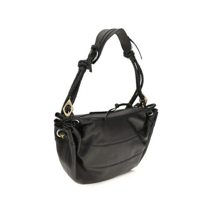Isabel Marant Black Lamb Ovis Aries Aries Shoulder Bag