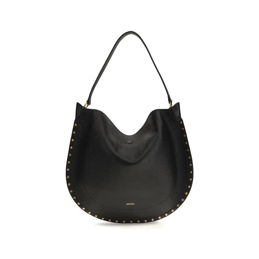 Isabel Marant Sample Sale | Isabel Marant Black Calf Leather Bos Taurus Shoulder Bag - | Designer outlet