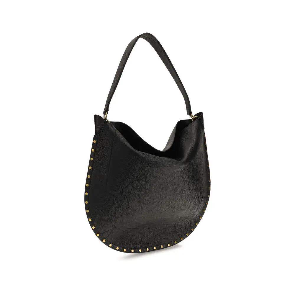 Isabel Marant Sample Sale | Isabel Marant Black Calf Leather Bos Taurus Shoulder Bag - | Designer outlet