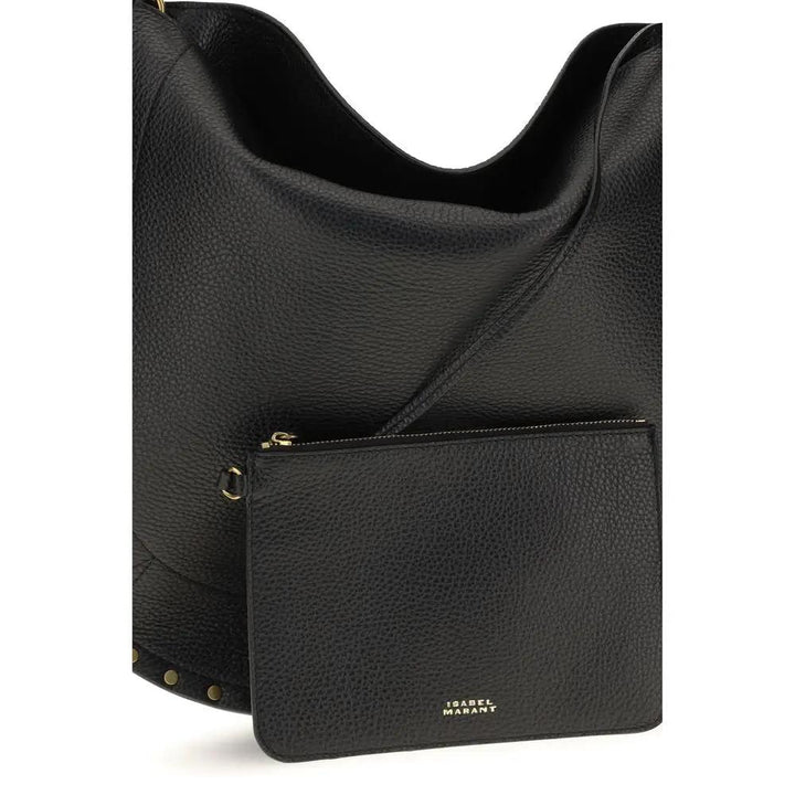 Isabel Marant Sample Sale | Isabel Marant Black Calf Leather Bos Taurus Shoulder Bag - | Designer outlet