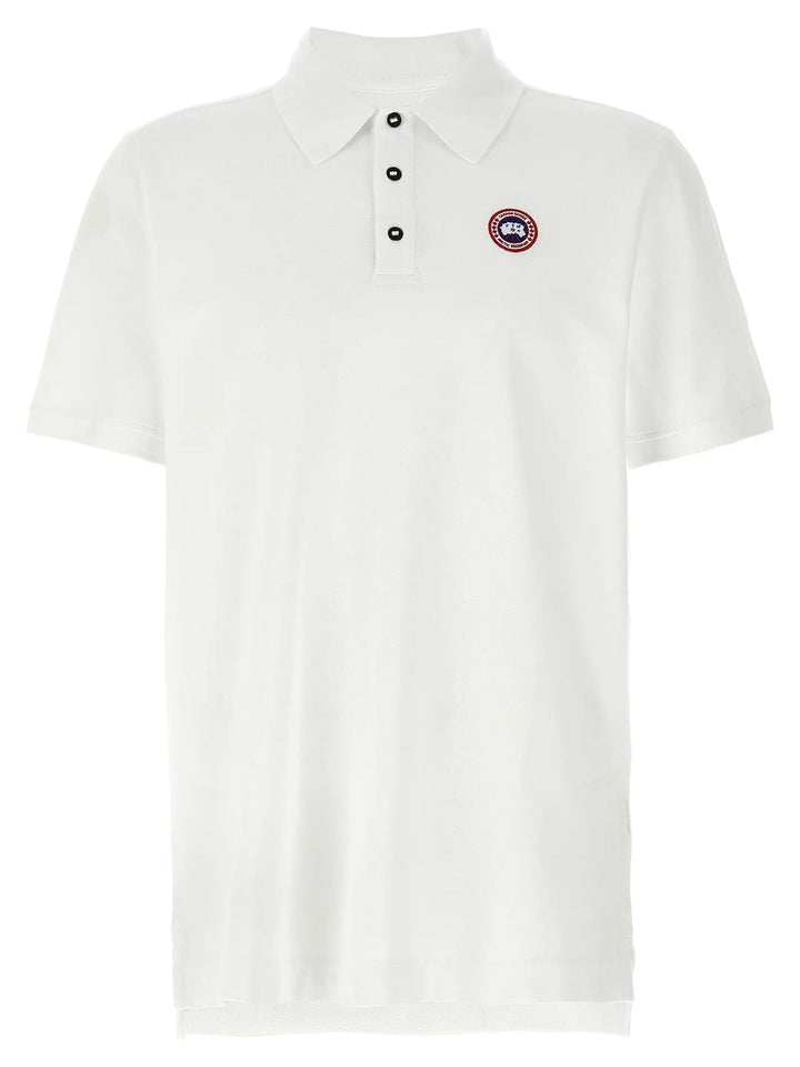 Canada Goose White Cotton Polo Shirt