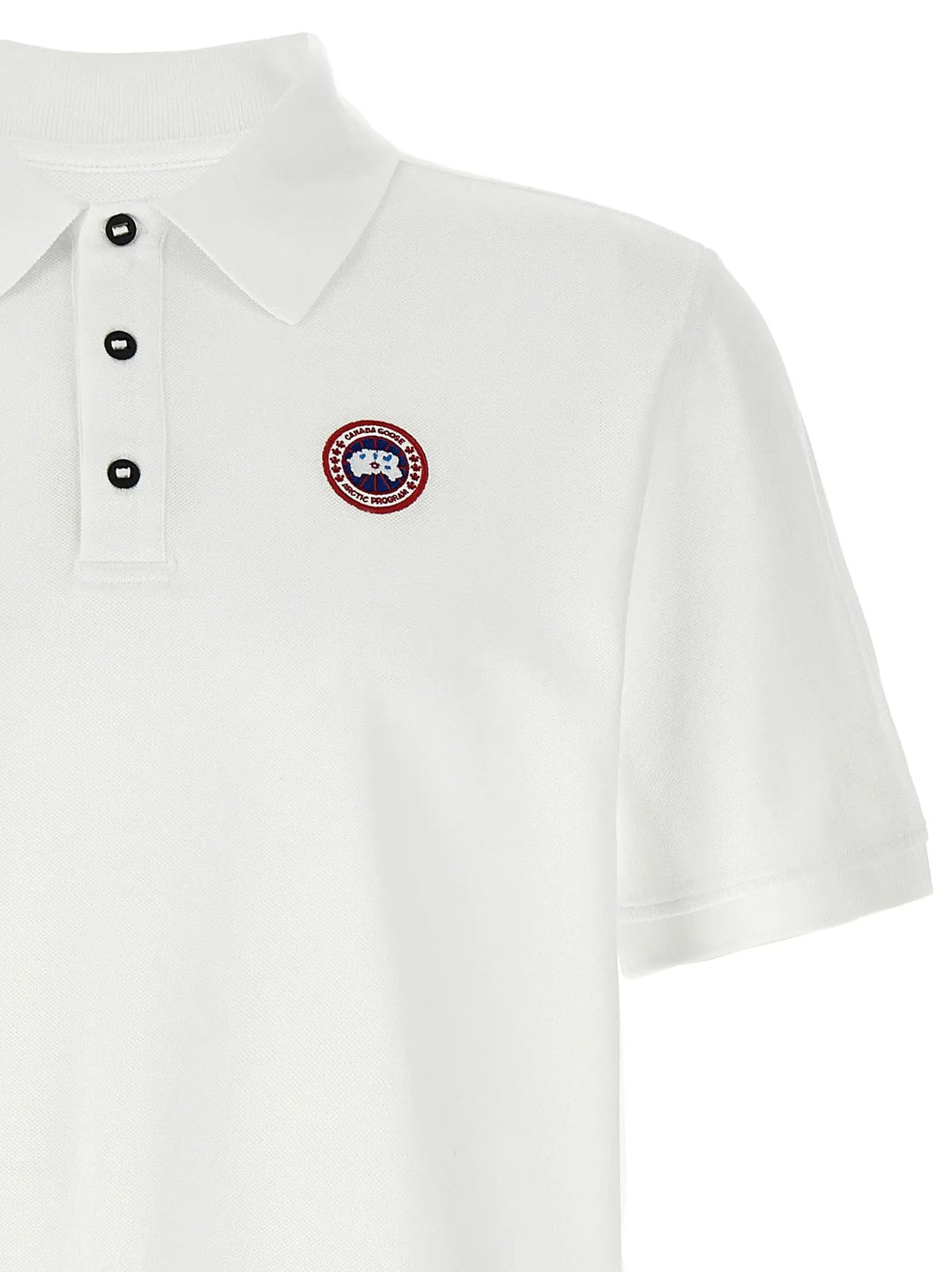 Canada Goose White Cotton Polo Shirt