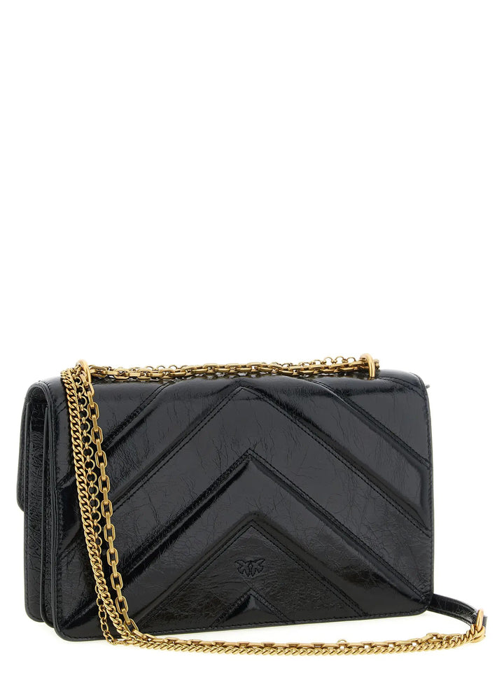 PINKO Sample Sale | PINKO Black Calfskin Shoulder Bag - | Designer outlet