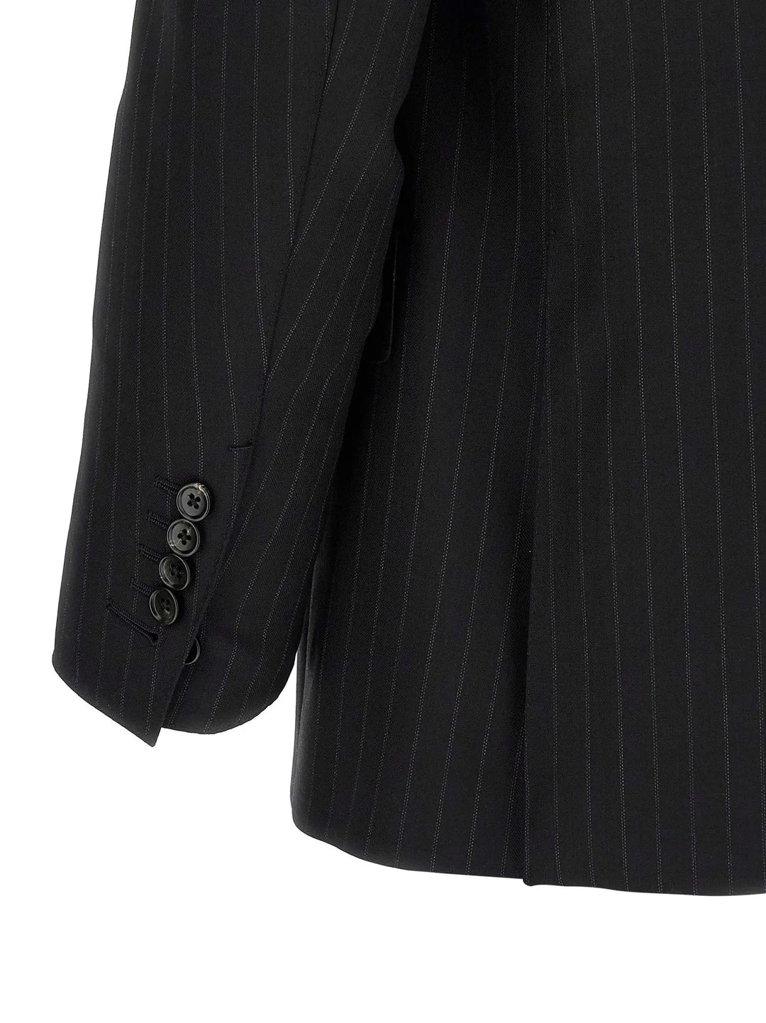 Tom Ford Black Wool Two-Piece Suit