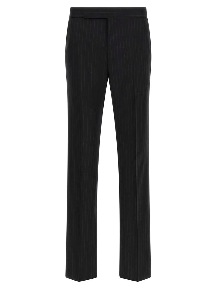 Tom Ford Black Wool Two-Piece Suit