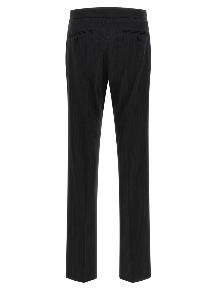 Tom Ford Black Wool Two-Piece Suit