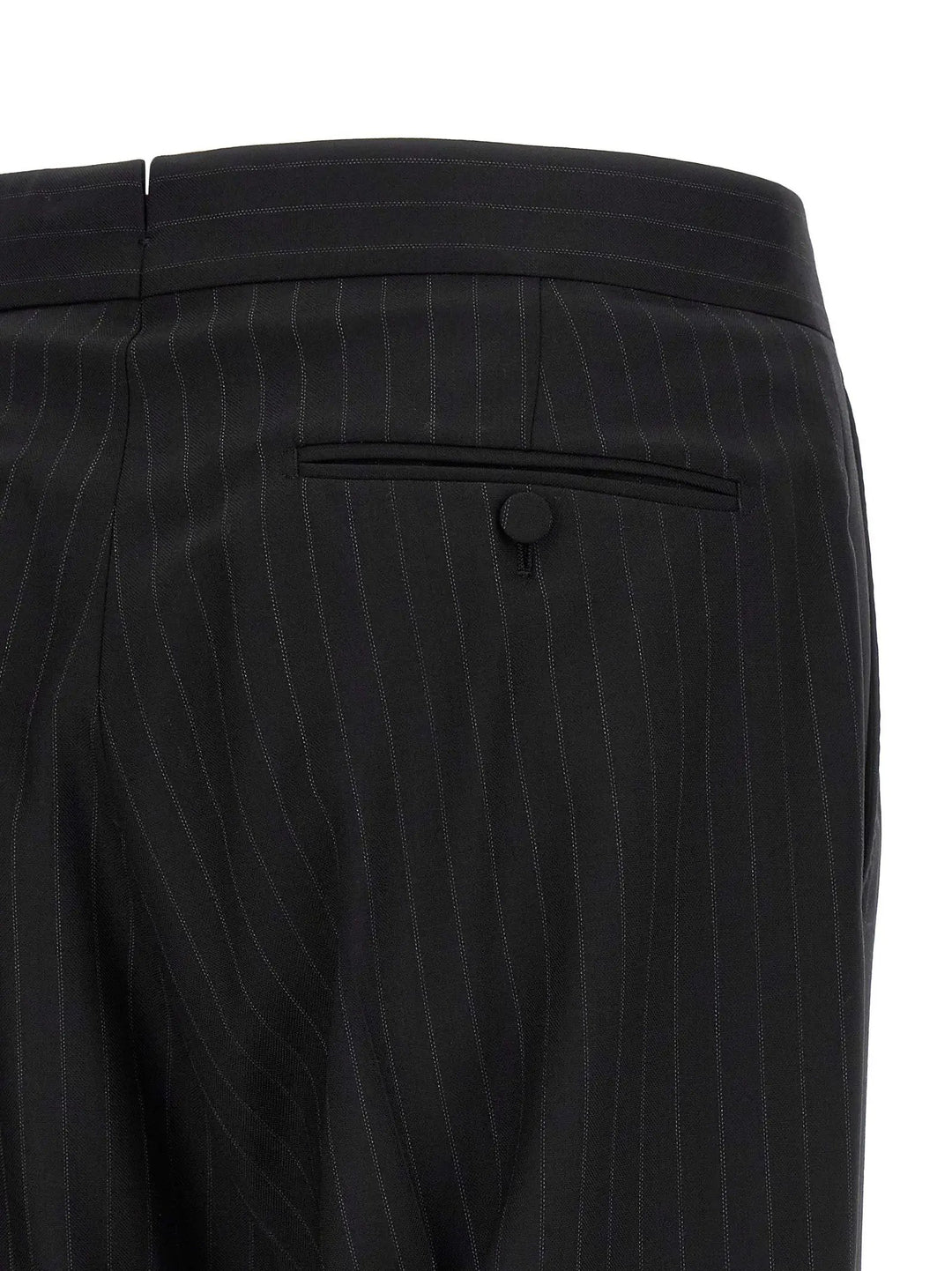 Tom Ford Black Wool Two-Piece Suit