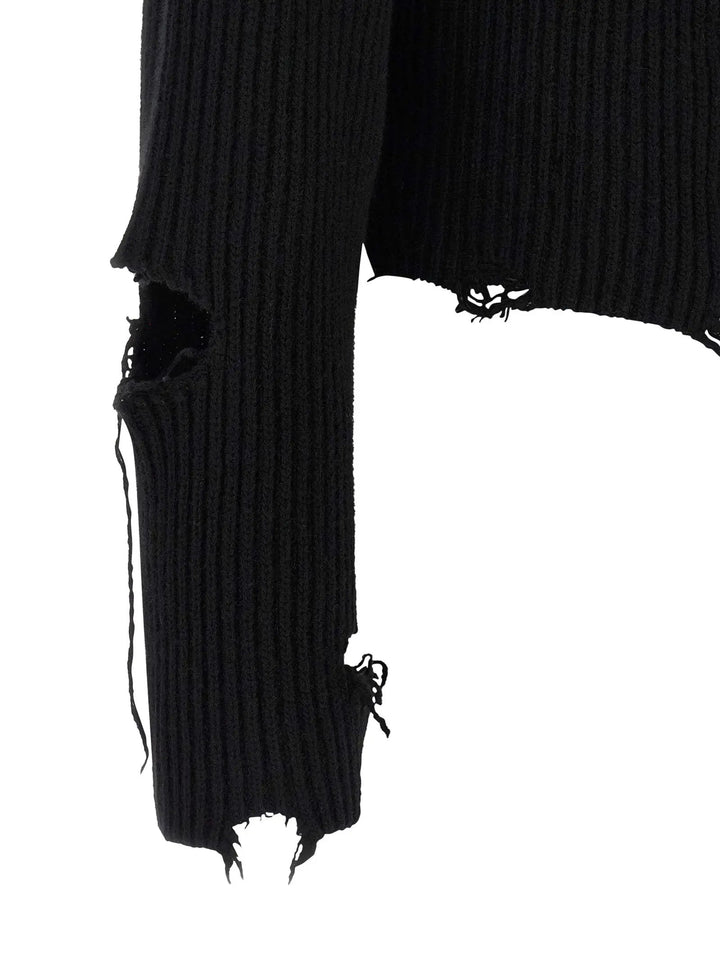 Haikure Sample Sale | Haikure Black Merino Wool Cardigan - | Designer outlet