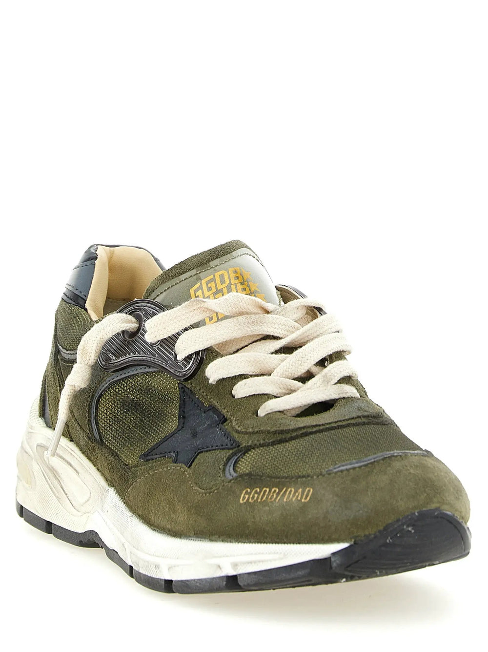 Golden Goose Sample Sale | Golden Goose Bicolor Leather Athletic Sneakers - | Designer outlet