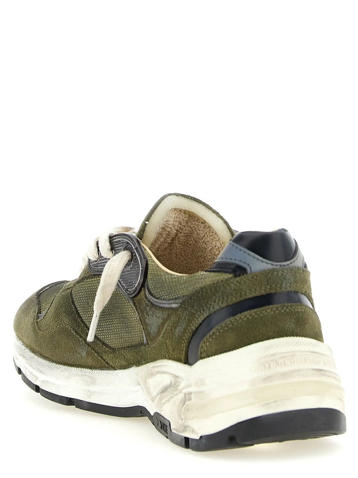 Golden Goose Bicolor Leather Athletic Sneakers