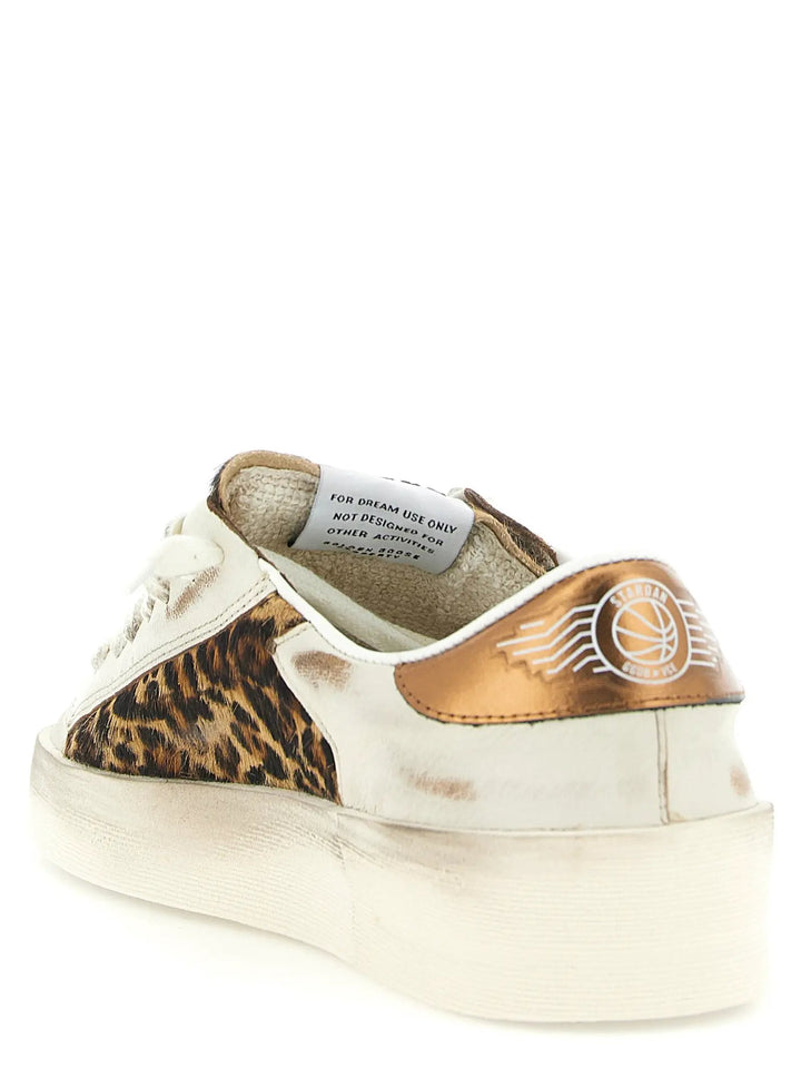 Golden Goose Sample Sale | Golden Goose Multicolor Goatskin Low Top Sneakers - | Designer outlet
