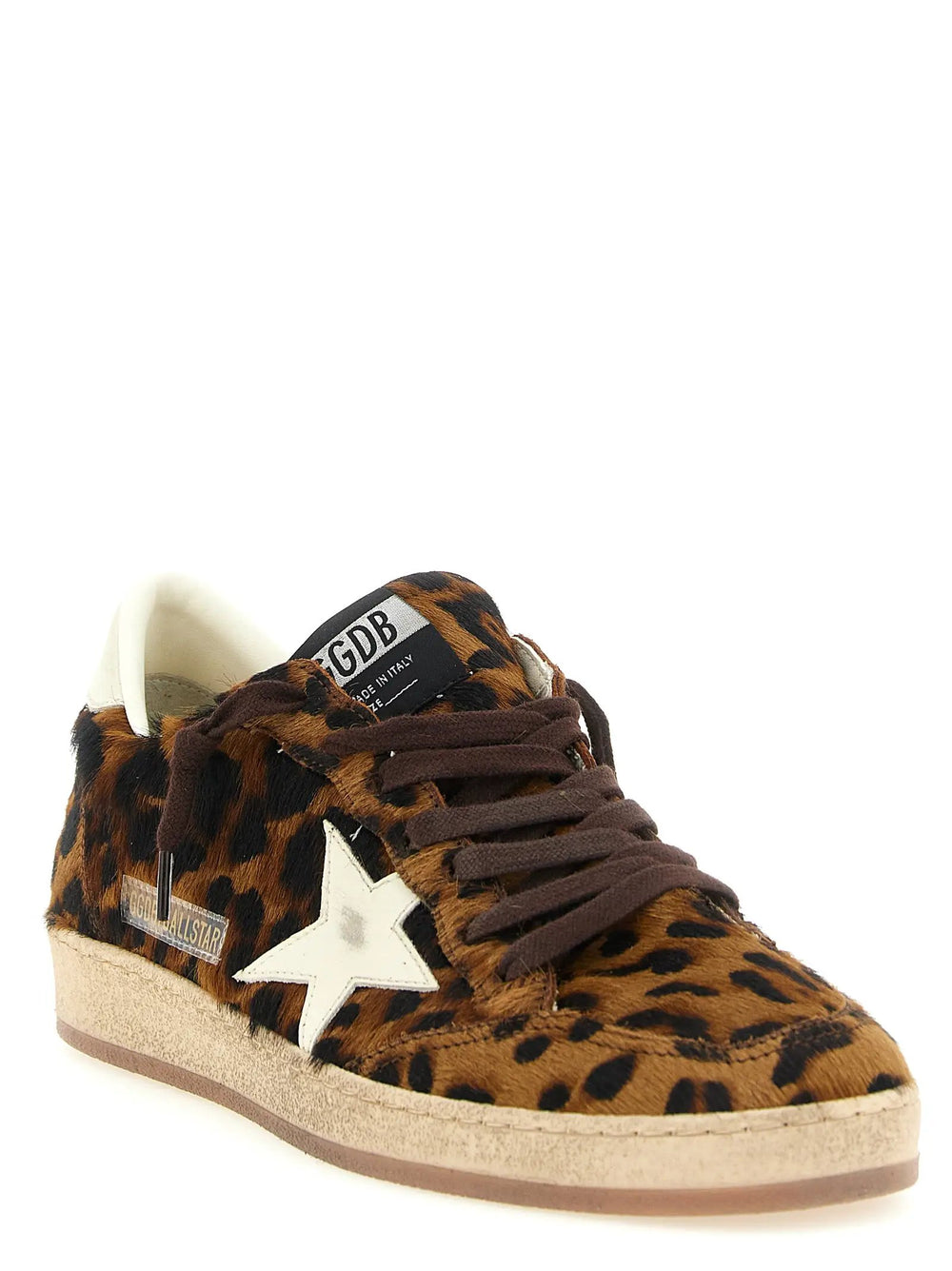 Golden Goose Sample Sale | Golden Goose Brown Cowhide Low Top Sneakers - | Designer outlet