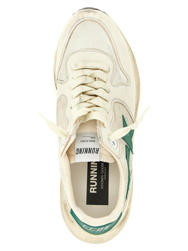 Golden Goose Bicolor Leather Athletic Sneakers