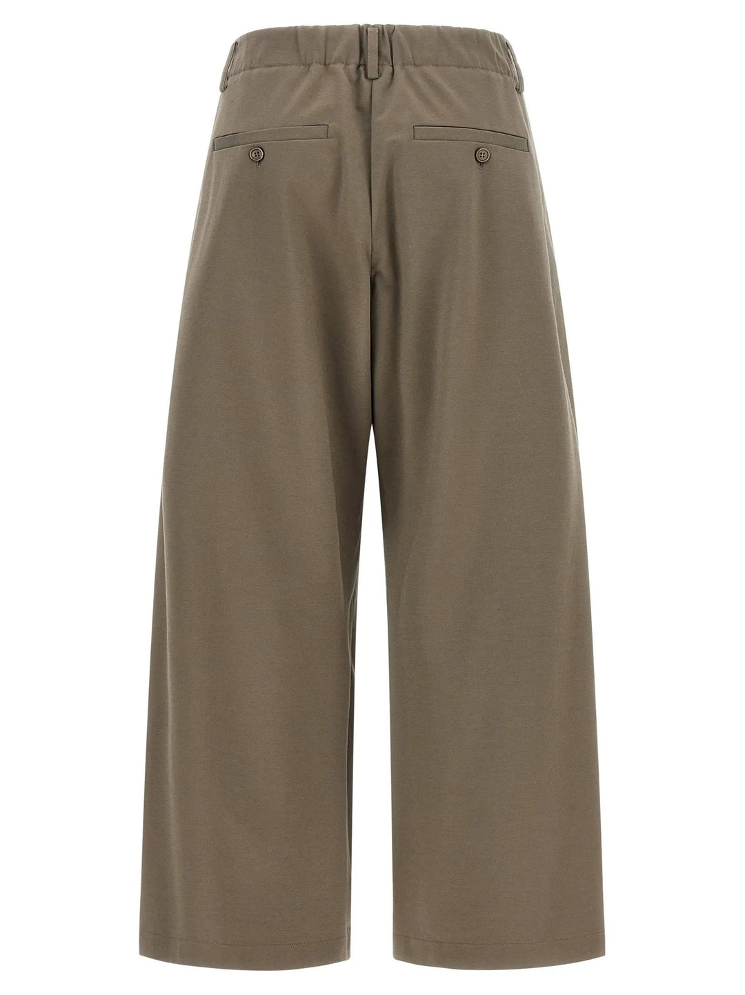 Brunello Cucinelli Gray Cotton Athletic Pants