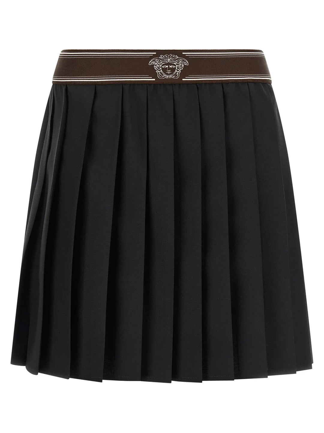 Versace Sample Sale | Versace Black Wool Long Skirt - | Designer outlet