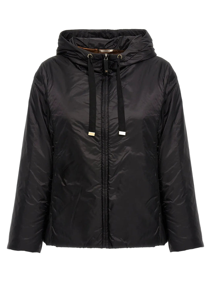 Max Mara Black Polyester Shell Jacket