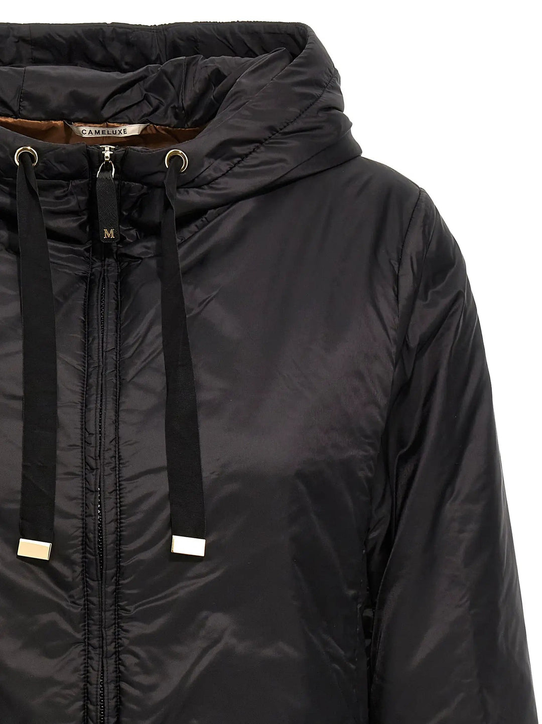 Max Mara Black Polyester Shell Jacket