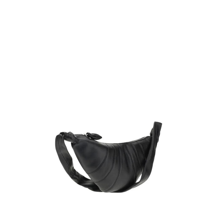 Lemaire Black Calf Leather Bos Taurus Shoulder Bag
