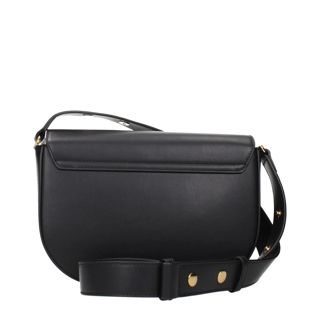Versace Black Leather Crossbody Bag