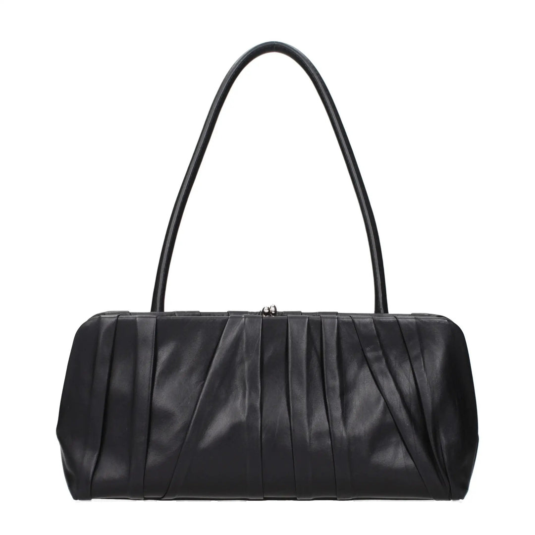 Jil Sander Black Leather Shoulder Bag