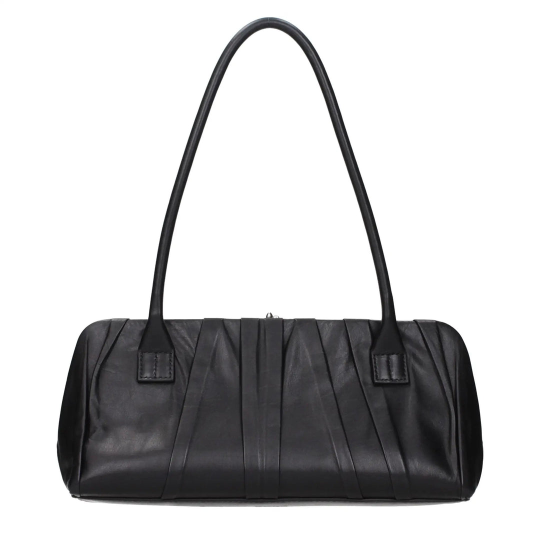 Jil Sander Black Leather Shoulder Bag