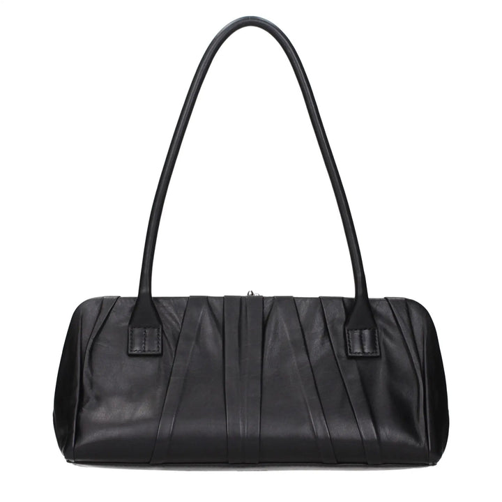 Jil Sander Black Leather Shoulder Bag