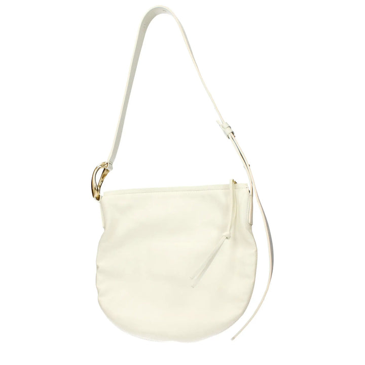 Jil Sander Beige Leather Crossbody Bag
