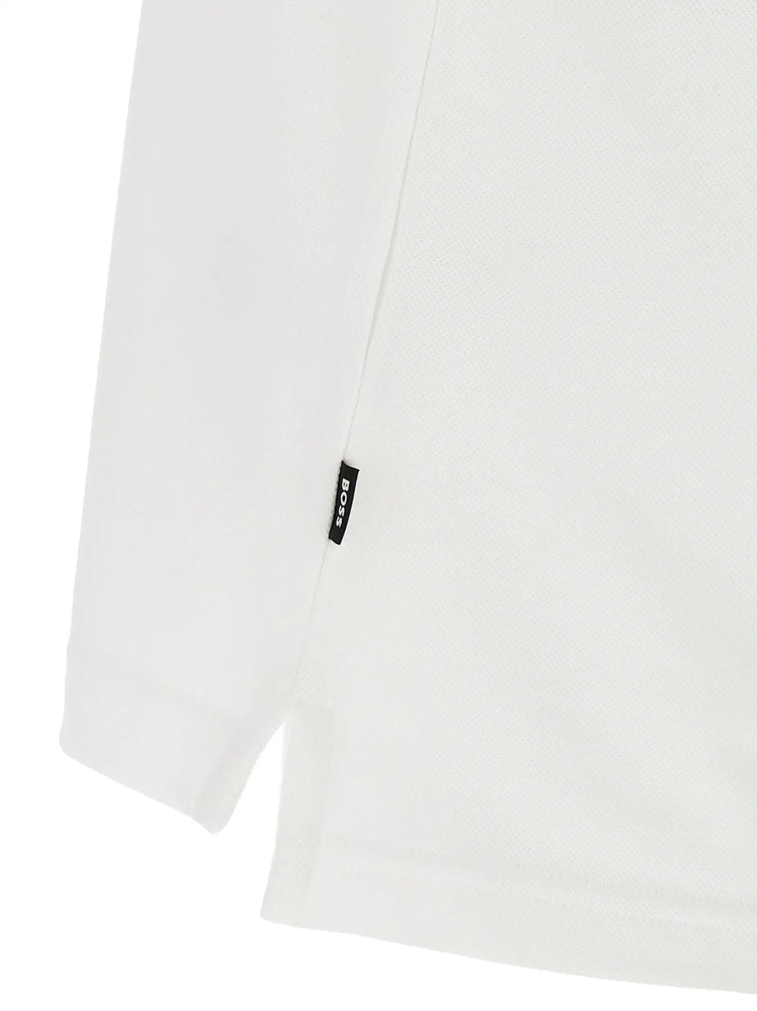 Hugo Boss White Cotton Polo Shirt