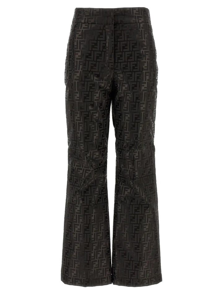 Fendi Brown Cotton Athletic Pants
