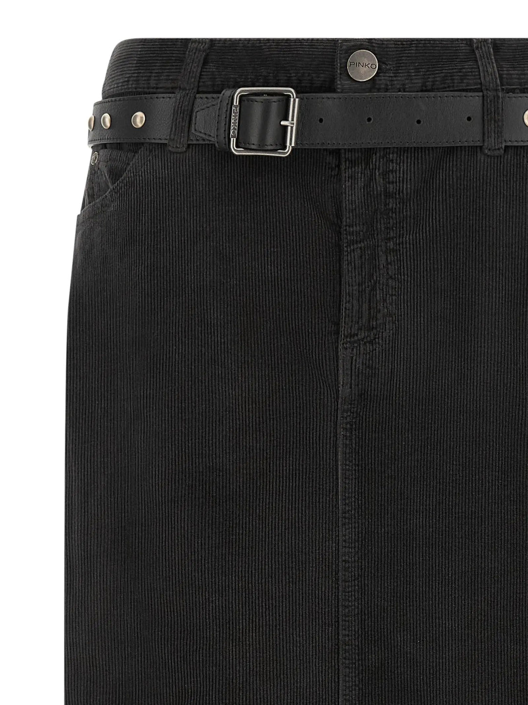 PINKO Sample Sale | PINKO Black Cotton Midi Skirt - | Designer outlet