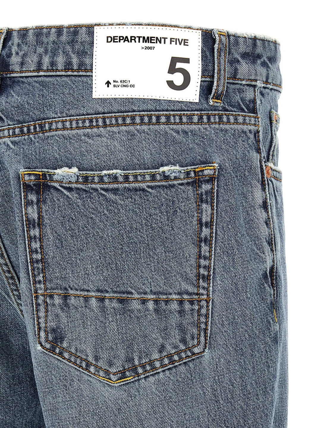 Department 5 Sample Sale | Department 5 Blue Cotton Relaxed Fit Jeans - | Designer outlet