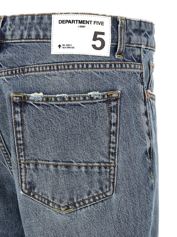 Department 5 Sample Sale | Department 5 Blue Cotton Relaxed Fit Jeans - | Designer outlet