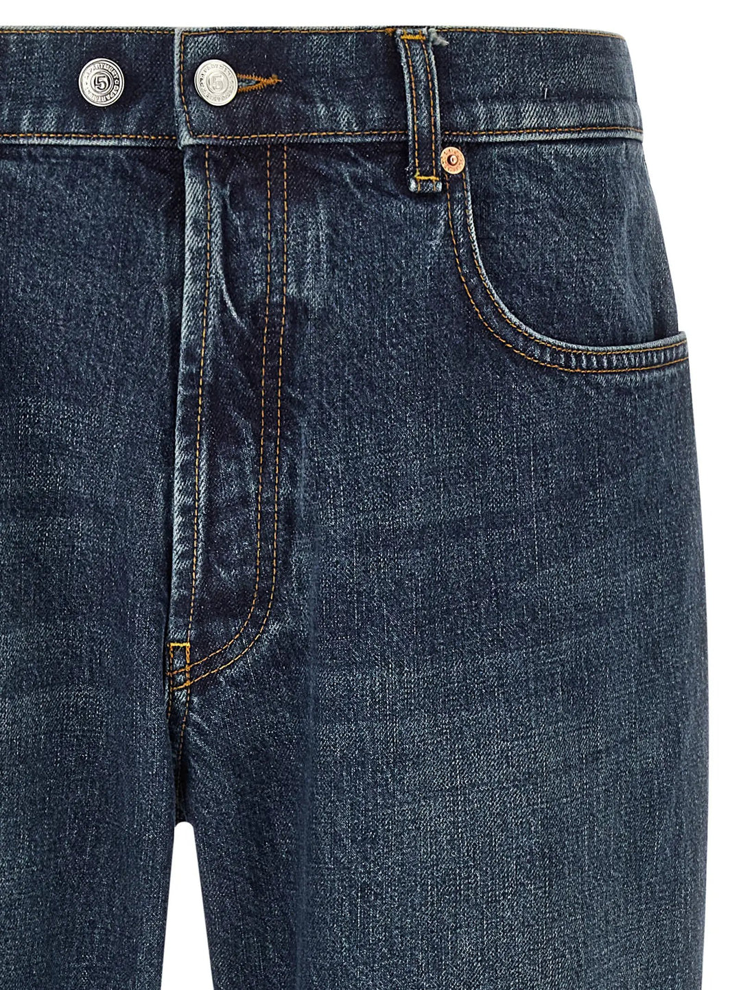Department 5 Blue Cotton Tapered Jeans