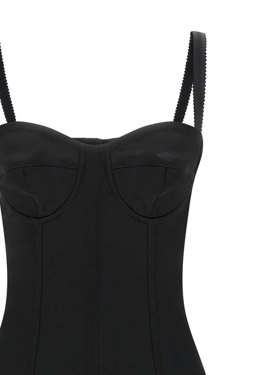 Dolce &amp; Gabbana Sample Sale | Dolce &amp; Gabbana Black Acetate Midi Dress - | Designer outlet