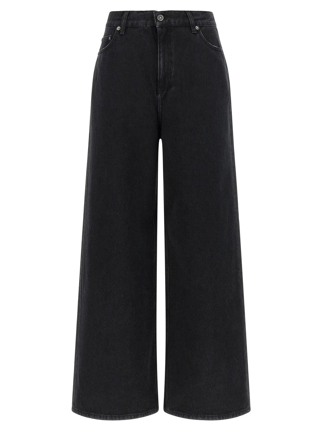 Golden Goose Black Cotton Flared Jeans