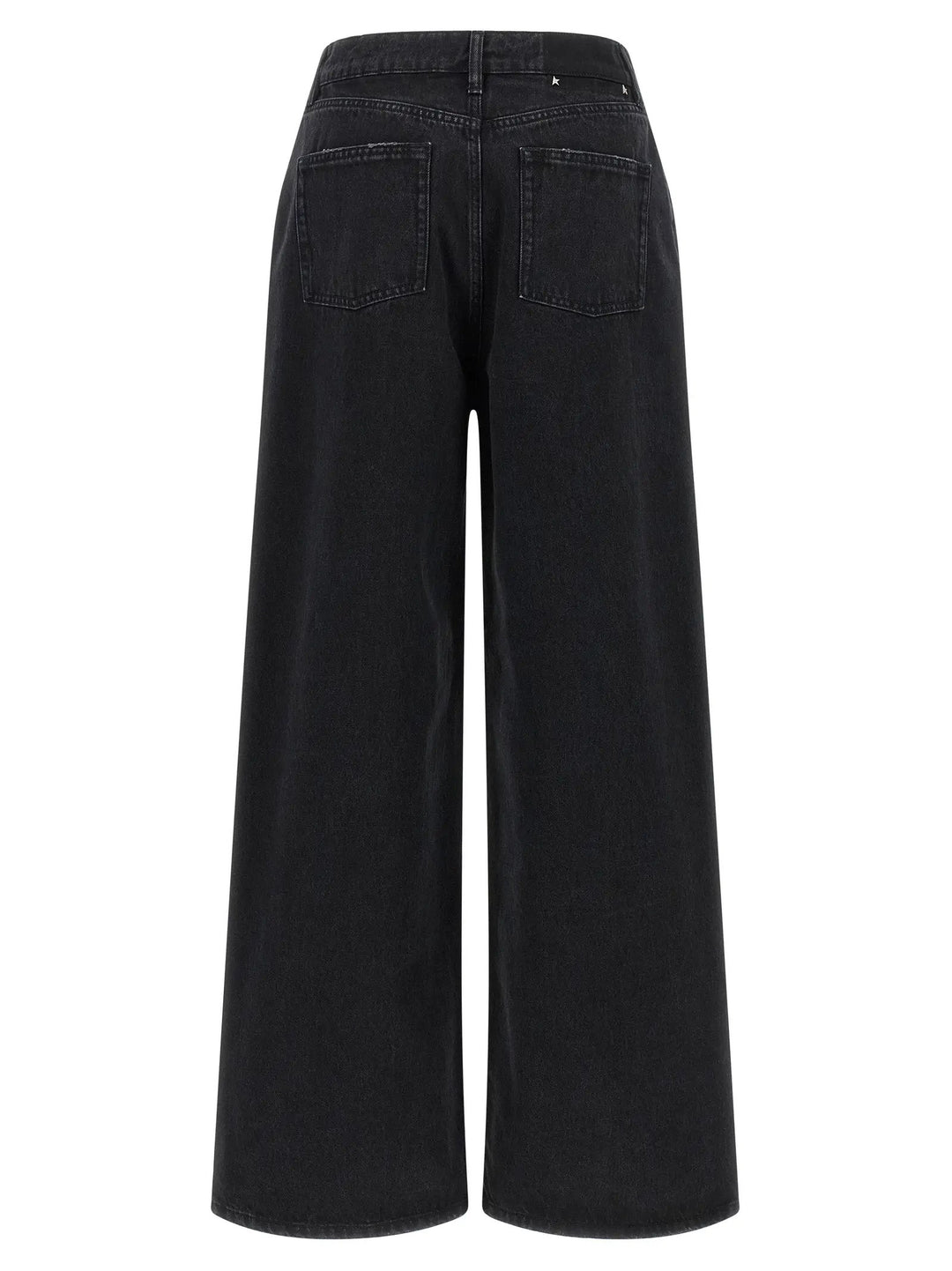 Golden Goose Black Cotton Flared Jeans