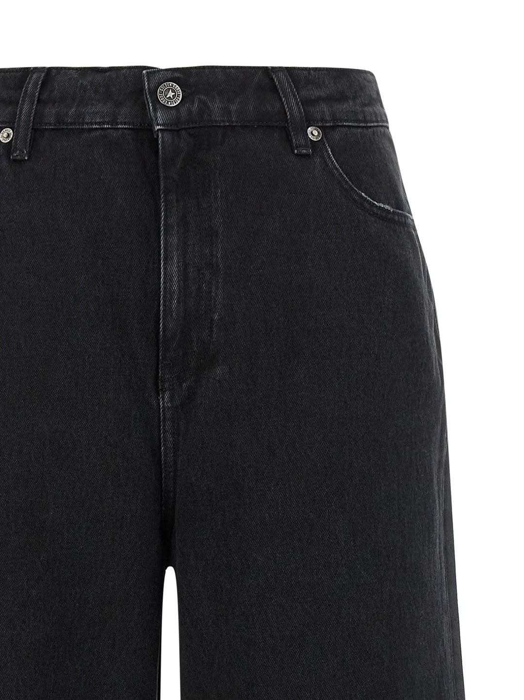 Golden Goose Black Cotton Flared Jeans