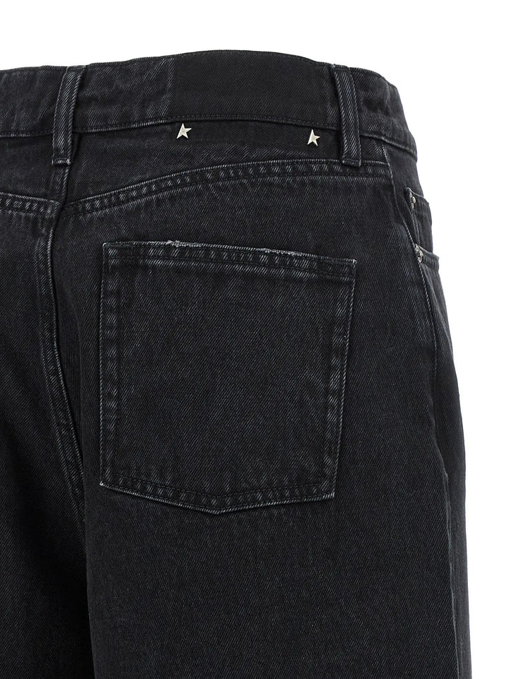 Golden Goose Black Cotton Flared Jeans